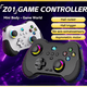 thumbnail image 2 of Controlador de juego inalámbrico para Switch/Xbox/PS3/PS4/Android/iOS MFi/PC/Steam, programable, con RGB, joystick de efecto Hall, vibración de doble motor y función turbo, 2 of 11