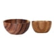 thumbnail image 4 of 2 Uds Cuenco Redondo De Madera Para Ensalada Utensilios Cuenco Para Servir Frutas, 4 of 5