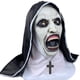 thumbnail image 3 of Máscara aterradora de monja de Utamold con amuletos en forma de cruz, pañuelo en la cabeza para Halloween, 3 of 8