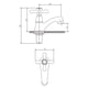 thumbnail image 2 of Llave Lavamanos Mossini Cruz Cromo, 2 of 2