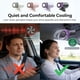 thumbnail image 4 of Ventilador clip coche pantalla LED portátil USB recargable refrigeración personal 360° rotación, 4 of 8