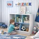 thumbnail image 5 of Biblioteca Organizador Infantil Estante Moderno 6cubos 90x76 Azul, 5 of 6