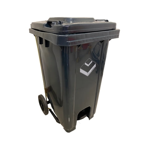 Lorenzini - Basurero 100 Litros C/Rueda /Pedal Gris