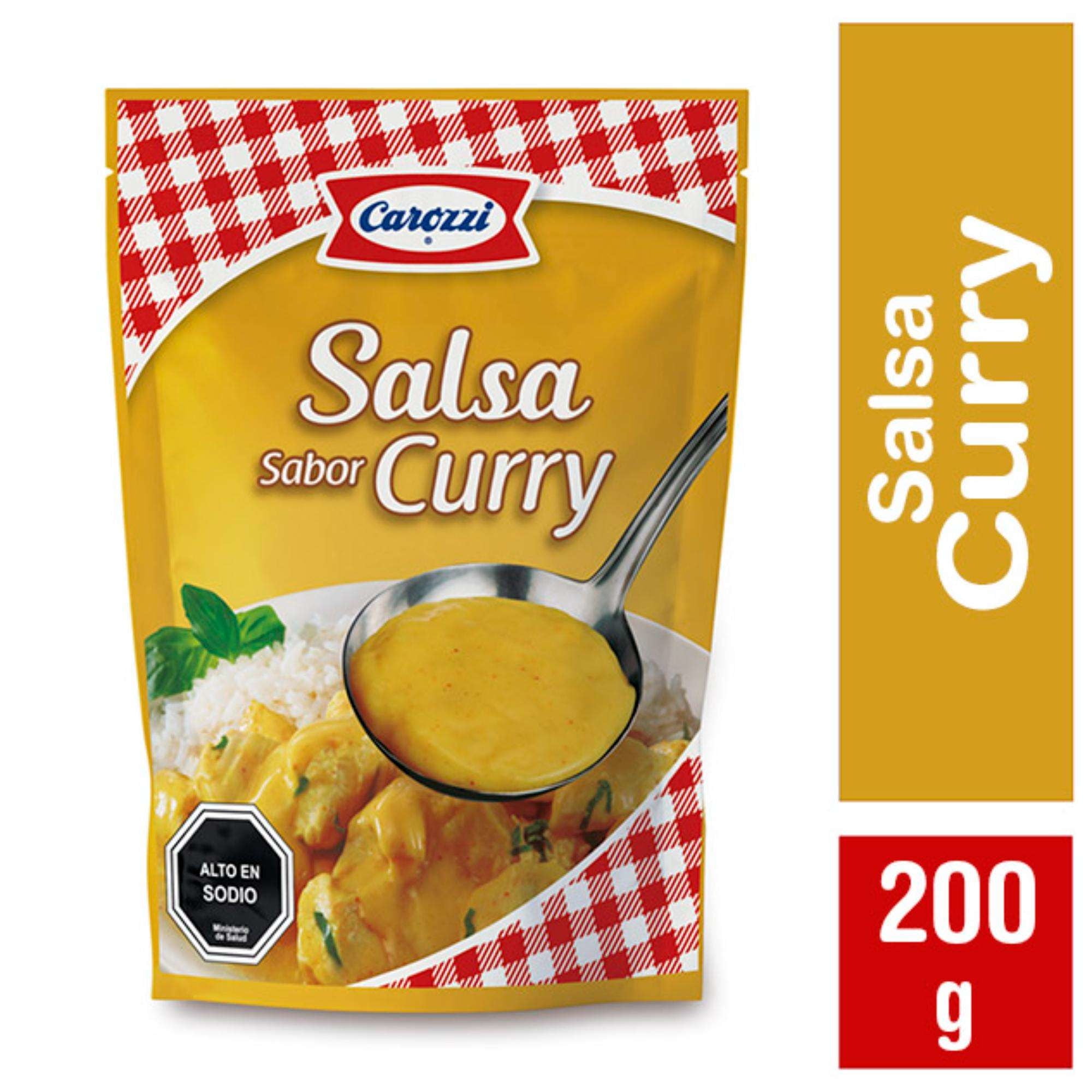 Salsa Lista Curry Doypack 200 g Carozzi