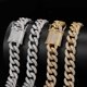 thumbnail image 3 of Extra Brillante Miami Cuban Link Chain Necklace, Ancho 15MM Iced Out Hombres Cuban Link Chain, 16-24 Inch Sólido Grueso Grande Hip Hop Cuban Chain para Hombre, Caja de Regalo Incluida, 3 of 7