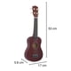 thumbnail image 4 of Ukelele 21" Cafe Oscuro Incluye Funda, 4 of 6