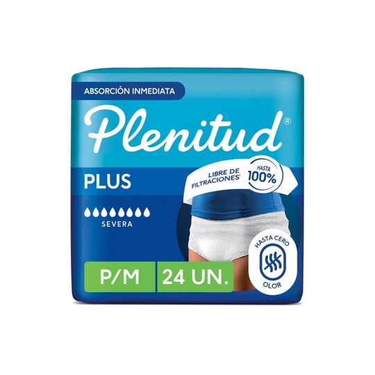 Ropa Interior Desechable Protect Plus P/m 24 Un 24 Un Plenitud