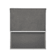thumbnail image 1 of Cortina Roller Blackout Doble 2 Paño 100x200 Con Visillo Gris Oscuro Lino Sin Cenefa Guiza, 1 of 7