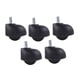 thumbnail image 2 of Ruedas Para Sillas De 5 Uds, Ruedas Giratorias Fáciles De Instalar Para Silla De Juegos Para El Hogar Y El Suelo, 2 of 2