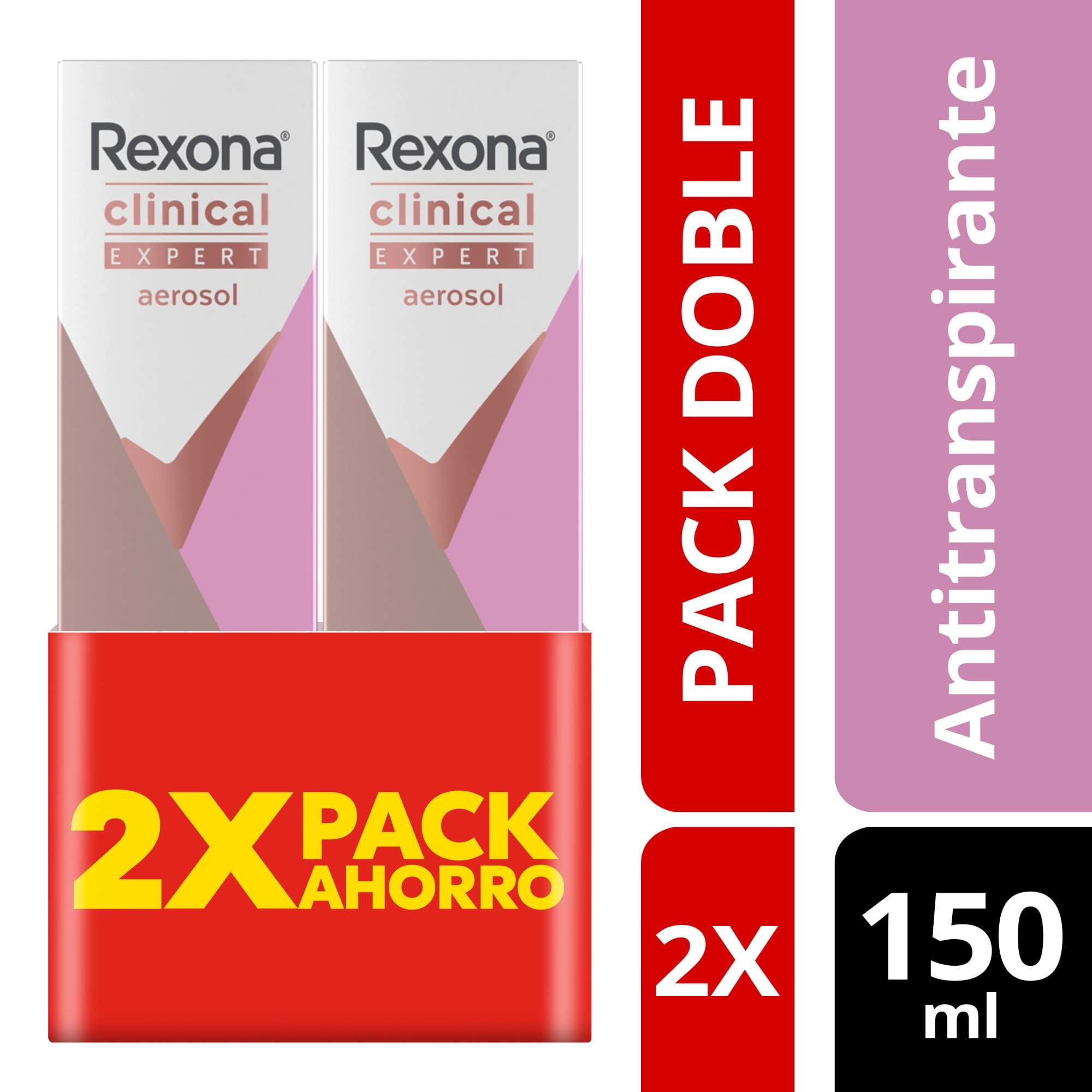 Pack 2x Desodorante Aerosol Rexona Woman Clinical