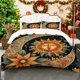 thumbnail image 1 of Sun Moon Rhyme Printed Duvet Cover Set Bedding Includes Duvet Cover + Two Pillowcases Soft and Breathable Suitable for Home/Guest Rooms All Seasons Ideal Gift C, 1 of 1