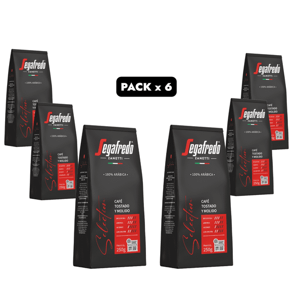 Pack  6 xCafé Molido Selection 250gr