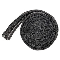 Magideal - Cuerda De Estufas Planas Autoadhesivas, Cordón De Sellado De Chimenea Cinta De Junta Plana De Fibra De Vidrio Cinta De Junta De Estufa, Para Estufa De 15 Mm De Ancho