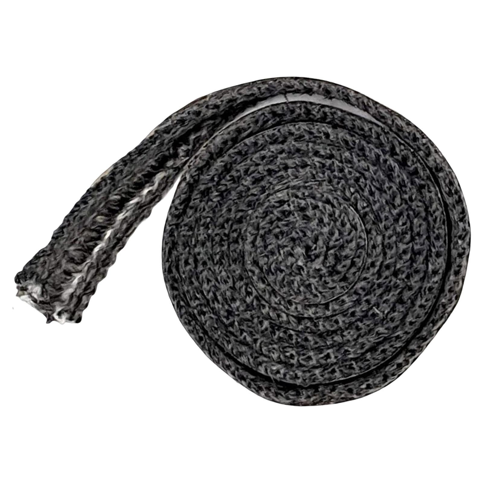 Magideal - Cuerda De Estufas Planas Autoadhesivas, Cordón De Sellado De Chimenea Cinta De Junta Plana De Fibra De Vidrio Cinta De Junta De Estufa, Para Estufa De 15 Mm De Ancho
