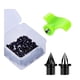 thumbnail image 3 of 50x Púas para zapatas de pista Púas de repuesto para zapatillas de atletismo Púas para correr en pista y campo fáciles de instalar para entrenamiento Negro, 3 of 5