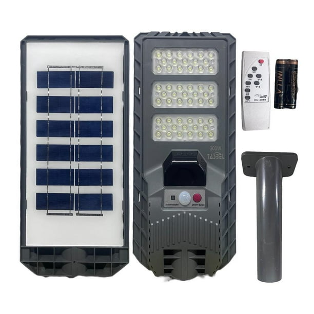 Foco Solar Exterior 300w Sensor De Movimiento Ip65 + Control | Lider