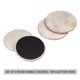 thumbnail image 4 of Set de 4 posavasos de mármol Creative Home, 10 cm, 4 of 9