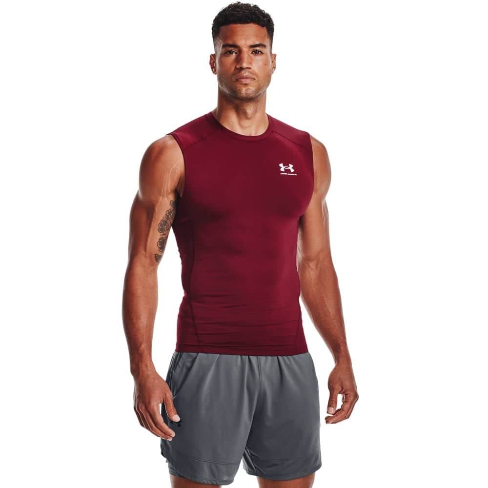 Camiseta Sin Mangas De Compresión Under Armour Heatgear Para Hombre