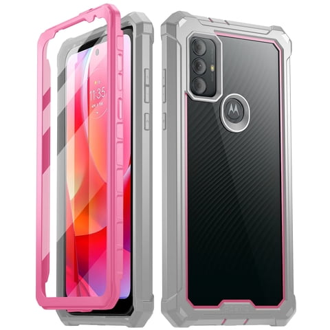 Funda Poetic Guardian Para Motorola Moto G Power 2022 Rosa