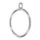 thumbnail image 4 of Uxcell 28 Pcs Anillos de Varilla de Cortina de Acero Metálico para Hogar Oficina Anillo Colgante 1.8 pulgadas Plata, 4 of 5