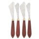thumbnail image 1 of 4 piezas de espátula de acero inoxidable con forma de cuchillo para pintura al óleo, espátula para mezclar acrílico, 1 of 11