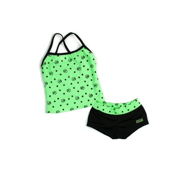 Tankini Barquitos - 24 a 36M Verde Lycra