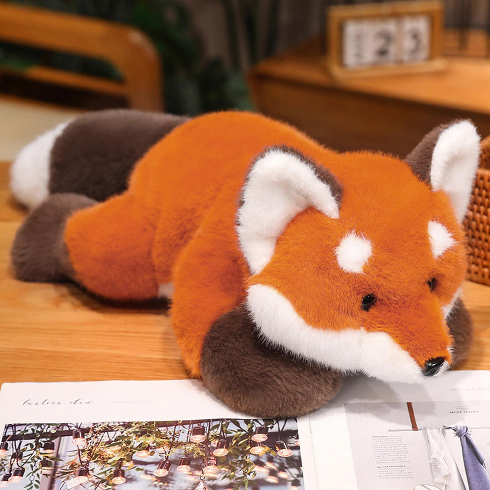 Peluche Con Peso Pashmaire, Bonito Zorro, 45 Cm