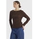 thumbnail image 2 of Polera Mujer Textura Chocolate, 2 of 4