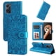 thumbnail image 2 of Funda tipo cartera FOXDOCK para Realme 9i , diseño girasol en relieve, cuero PU, cierre magnético, soporte y tarjetero, 2 of 5