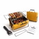 thumbnail image 1 of Parrilla portátil de carbón Flame Box Ranger de doble zona para BBQ, 1 of 9