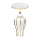 thumbnail image 3 of Florero De Cerámica Arreglo Floral Coleccionable Escritorio Porcelana Ginger Jar S Oro, 3 of 5