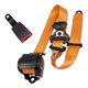 thumbnail image 1 of Cinturón De Seguridad De Coche De 3 Puntos Cinturón De Seguridad Retráctil Automático Para Autobuses Go Kart Naranja, 1 of 3