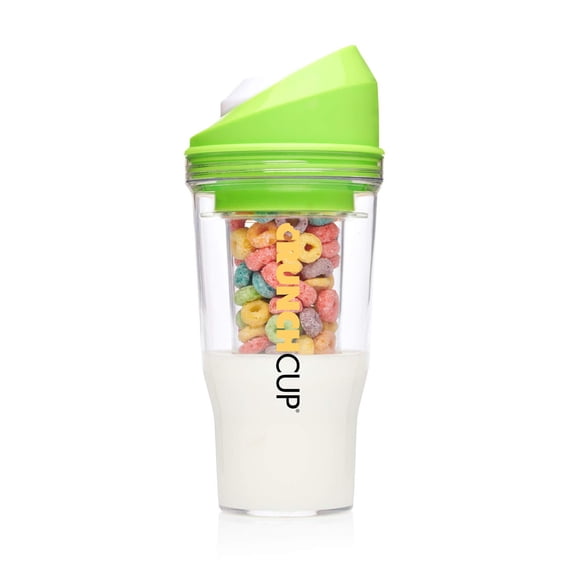 Contenedor para Alimentos CRUNCHCUP XL Portátil Verde
