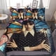 thumbnail image 1 of Wednesday 3-Piece Bedding Set Warm And Comfortable Soft Duvet Cover Bed Set for Boys Girls Kids Adult Bedroom All Season, 1 of 5