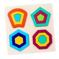 Magideal - Rompecabezas De Formas Geométricas Montessori Para Niños, Regalos Del Día De San Valentín, Tablero De Clasificación A Juego De Colores, Rompecabezas D Estilo C