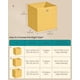 thumbnail image 4 of Juego de 6 cubos Storage Cubes SONGMICS, sin olor, 33 x 33 cm, arcoíris, 4 of 8
