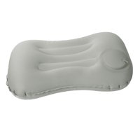 Bothyi - Almohada De Viaje Almohada De Apoyo Con Hebillas Ajustables Inflable Para Viajar Gris