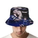 thumbnail image 4 of Lautaro Martínez Sombrero bucket para adultos, gorra de protección solar, sombrero de pescador plegable para viajes al aire libre, pesca y actividades de verano, 4 of 6