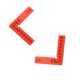 thumbnail image 3 of 90 Deg L Shape Square Abrazaderas de ángulo recto Corner Clamping Ruler Plastic 2 piezas, 3 of 3