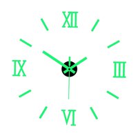 Bothyi - Pegatinas Luminosas Para Reloj De Pared Que No Hacen Tictac, Relojes De Cuarzo Que Brillan En La Oscuridad