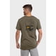 thumbnail image 2 of Polera Orgánica Nights on Loneliness Verde Oliva Hombre Falcone, 2 of 3