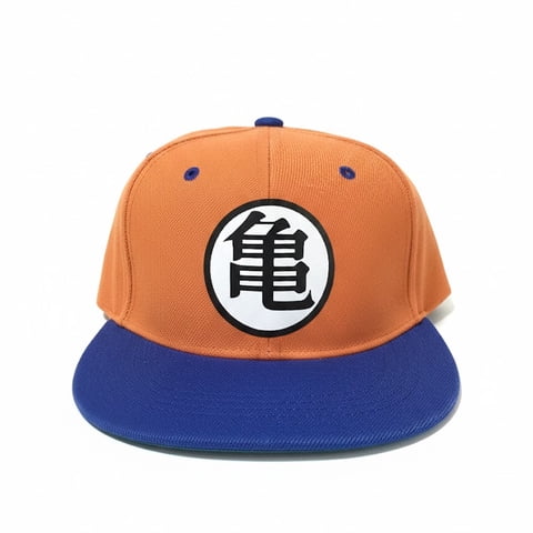 La Casa De Los Aromas - Gorra Snapback Naranja Y Azul - Símbolo Kame De Goku