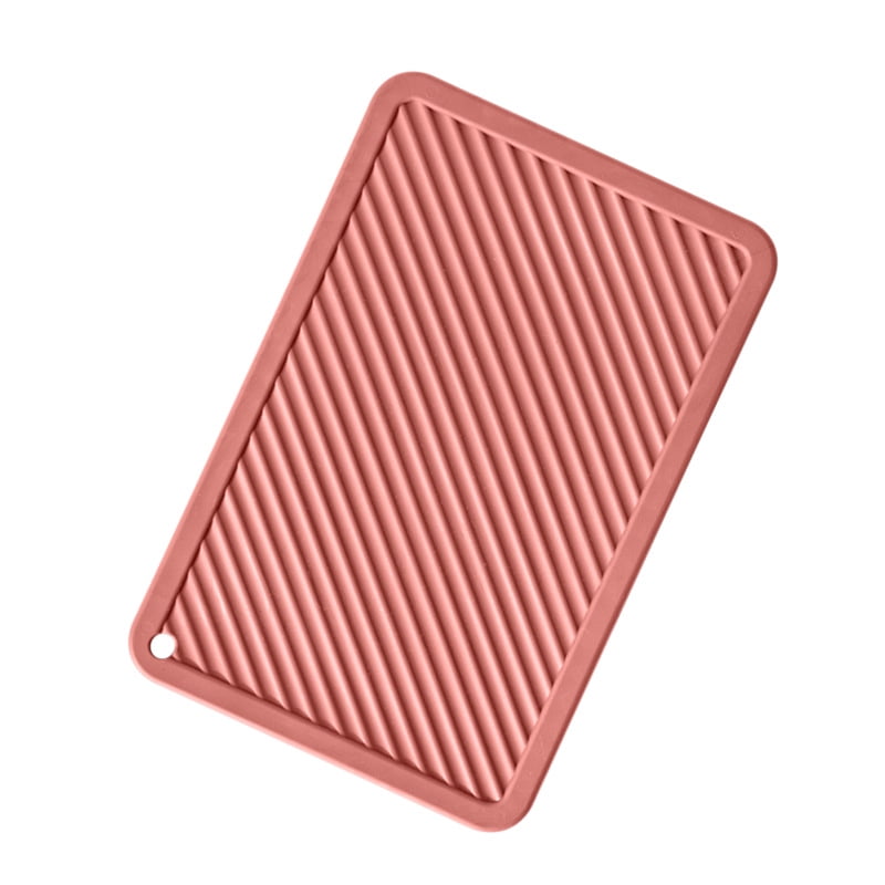 Xmhytop Set De 4 Mantelito Individual Antideslizante De Silicona Para, Aislador Térmico, Lavable Y Reutilizable, Perfecto Para Comedor Y Cocina, Rojo