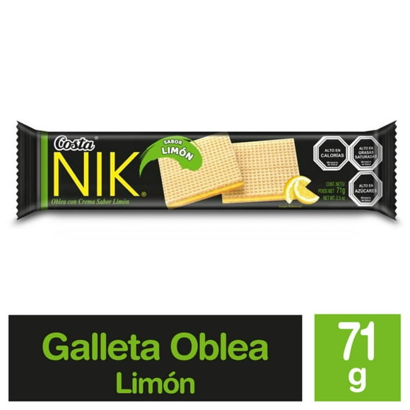 Galletas Nik Limón Bolsa, 71 g