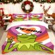 thumbnail image 1 of Featuring a Praying Frog Print Duvet Cover Set Includes Bedding Essentials Such As a Duvet Cover And Pillowcases Soft And Comfortable Perfect for Use in Family, 1 of 1