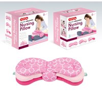 Genérico - Almohada Ajustable 3 Niveles Multiuso Para Amamantar Bebés Rosada