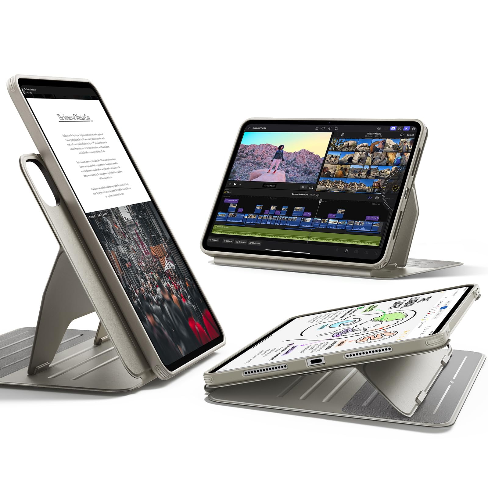 Funda Esr Para Ipad Pro De 11 Pulgadas (m5/m4) 2025/2024 Con Soporte