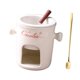 thumbnail image 2 of Taza Para Fondue, Para Derretir Queso, Mantequilla, Para Derretir Postres Caseros, Taza Para Derretir Chocolate, Color Blanco, 2 of 5