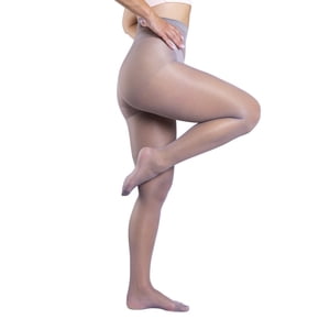 Ingesa - Panty Elasticada 20 Denier L-Xl Platino