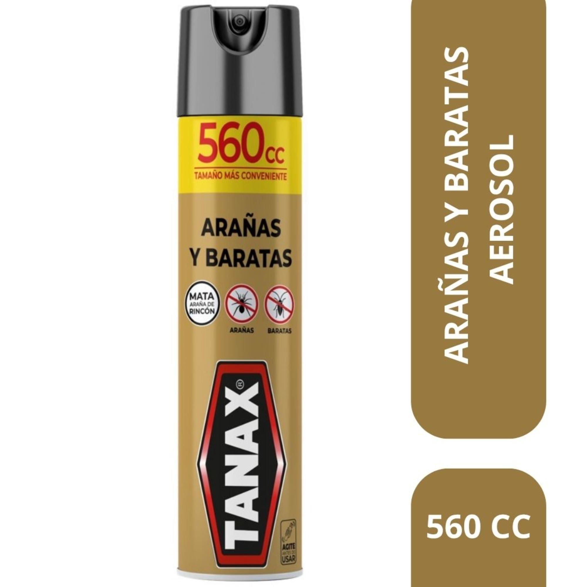 Insecticida Aerosol Mata Arañas Y Baratas 560 ml Tanax